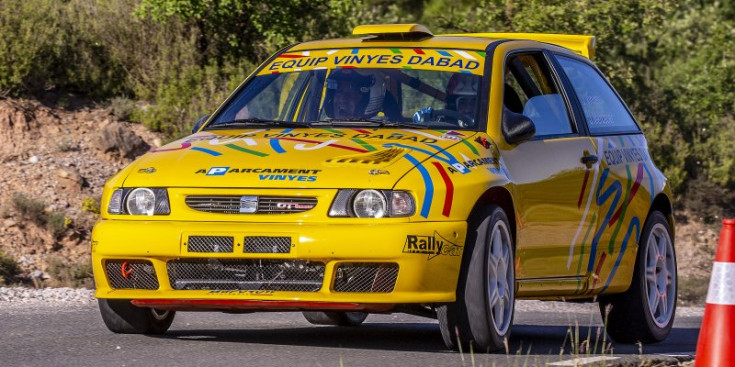 Vinyes-Mercader al volant del Seat Eivissa Kit Car.