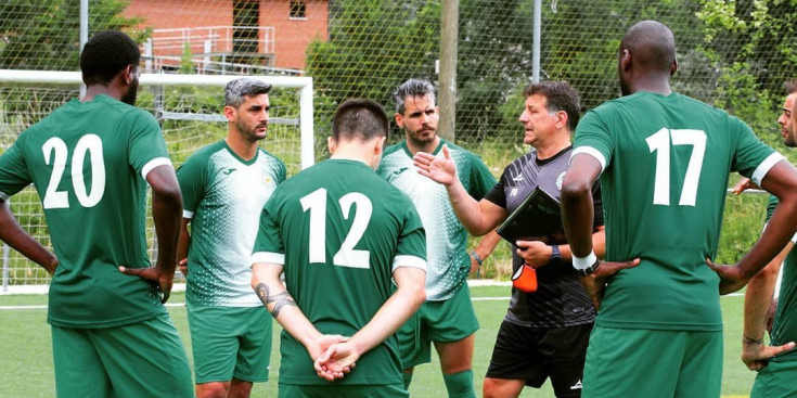 Un entrenament de la UESJ.