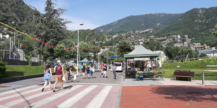 La Festa Major d’Escaldes-Engordany ahir a la tarda.