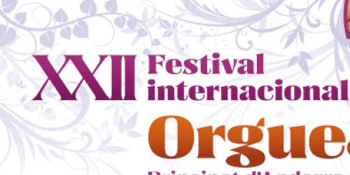 Cartell del programa de la 22a edicio´del festival d’orgue.