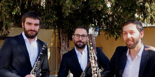 Els membres del quartet de clarinets Banús