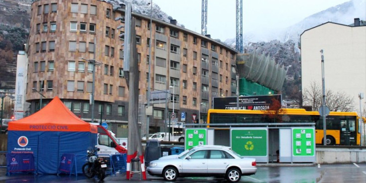 Imatge d’arxiu d’un StopLab mòbil a Andorra la Vella.