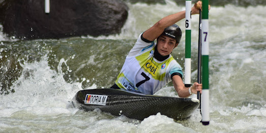 Doria durant la Copa del Món a la Seu d’Urgell.