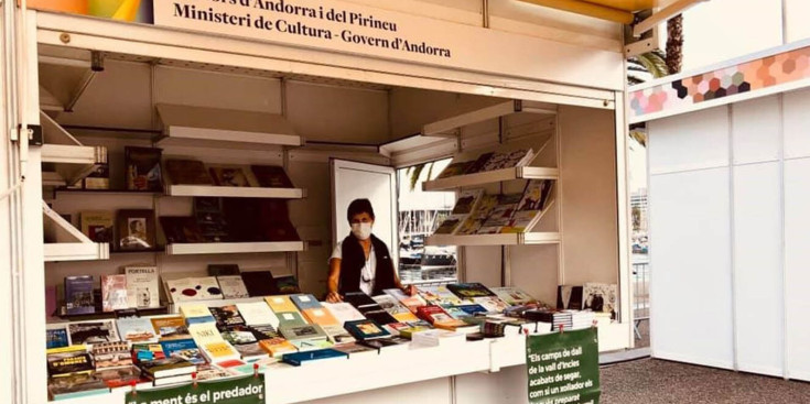 L'estand d'Andorra en una edició anterior a la Setmana del llibre en catal