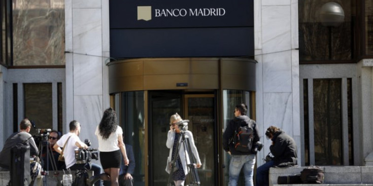 Una sucursal de Banco Madrid.