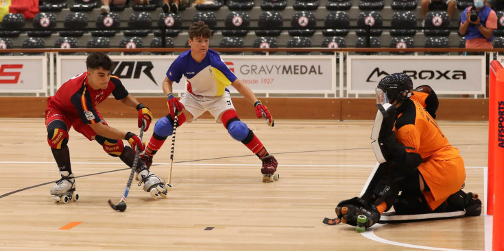 El partit entre Espanya i Andorra.