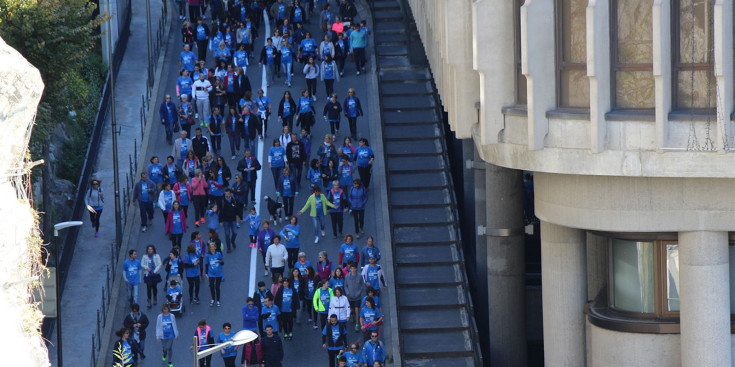 Una caminada popular.