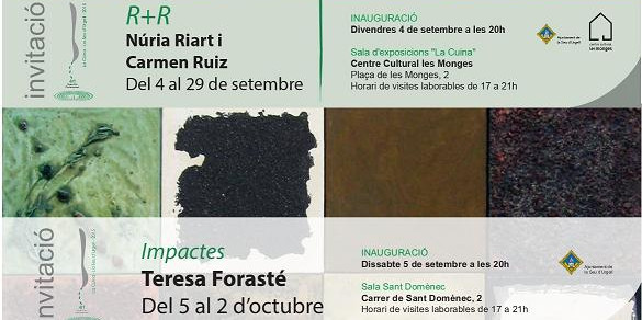 Exposicions ‘R+R’ i ‘Impactes’.