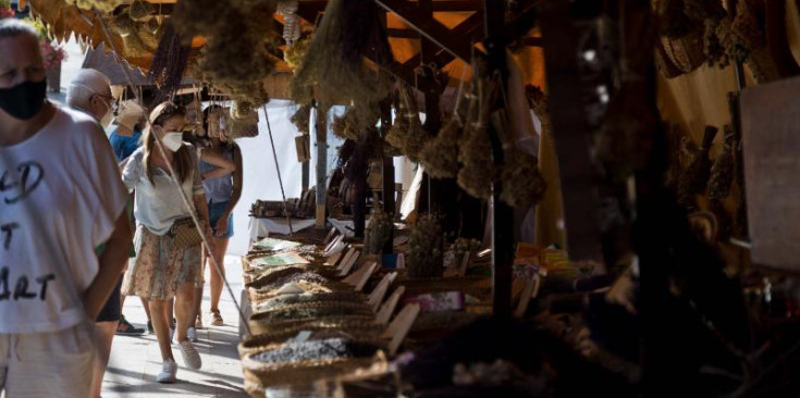 El mercat d'artesania de la Massana.