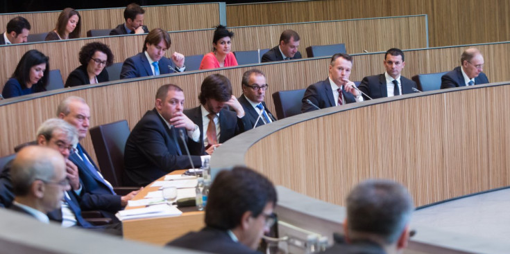 Una sessió amb els representants parlamentaris del Consell General.