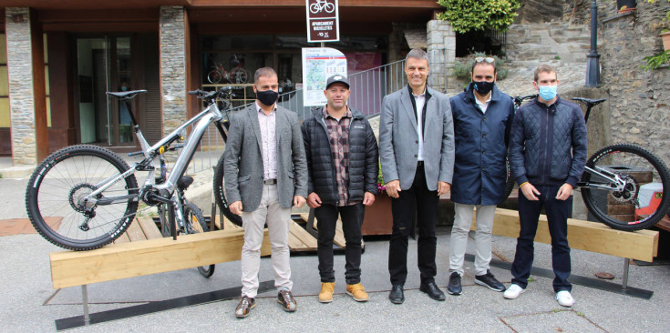 Presentació dels nous circuits de BTT entre els comuns i Andorra Turisme.