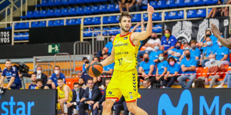 Sergi García durant un partit aquesta temporada.