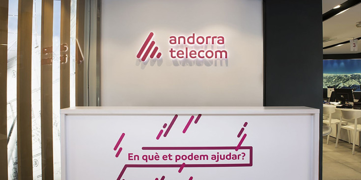 L'agència comercial d'Andorra Telecom.