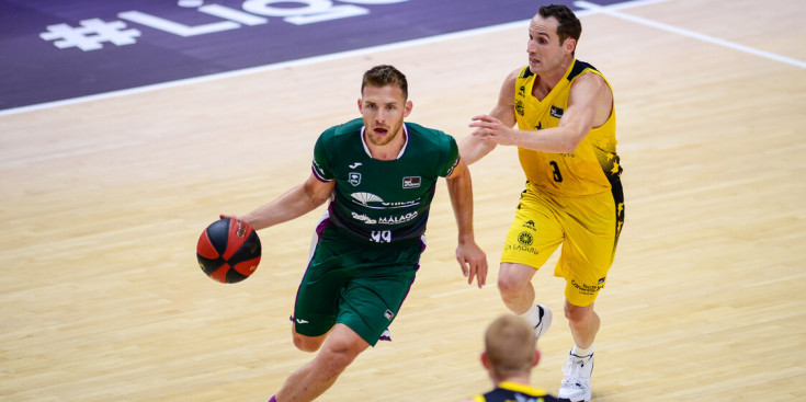 Mekel en un partit de la temporada passada amb l'Unicaja.