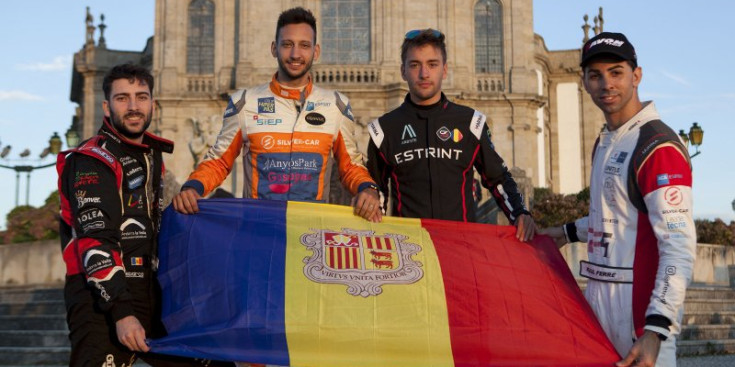 Muxella, Montellà, Solsona i Ferré en el FIA Hill Climb Masters.