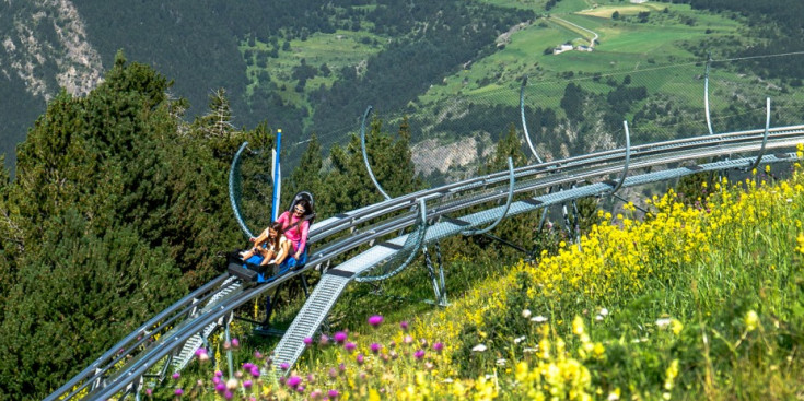 Una de les activitats del Mon(t) Magic Family Park de Grandvalira. / GRANDVALIRA