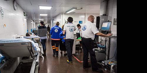 L’interior de l’Hospital Nostra Senyora de Meritxell.