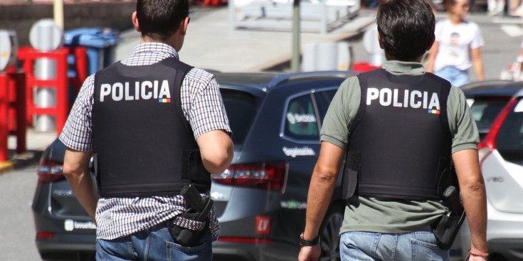 Agents de la policia.