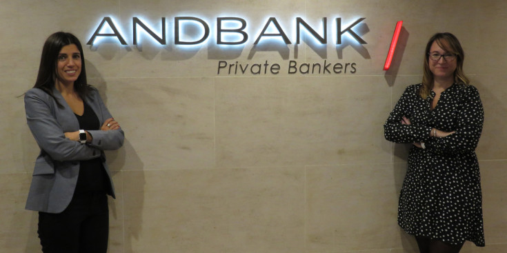 Les noves incorporacions d'Andbank, Nuria Trullas i Maite Navarro.