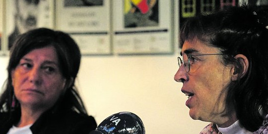 La presidenta de la Fundació Reig, Deborah Ribas juntament amb la directora del Museu, Maria Martí.