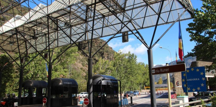 L’aduana d’entrada per la frontera hispanoandorrana.