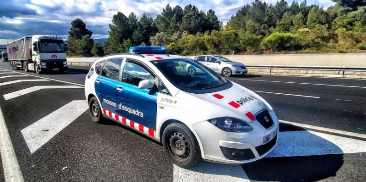 Un vehicle dels Mossos d’Esquadra.