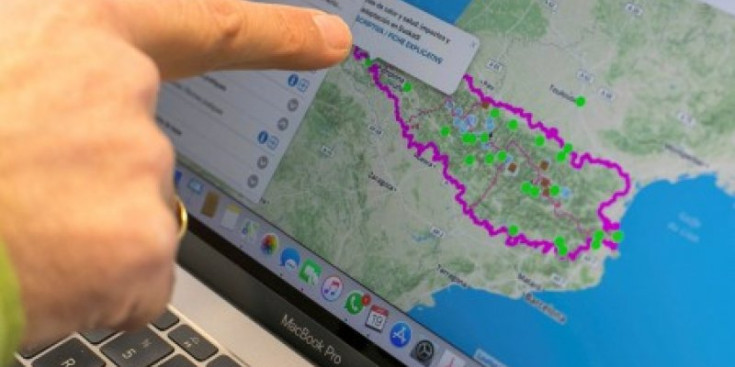 Mapa del territori que comprén l’Estratègia Pirinenca de Canvi Climàtic.