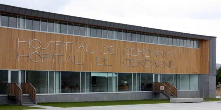 Entrada del centre hospitalari de la Cerdanya, en una imatge d’arxiu