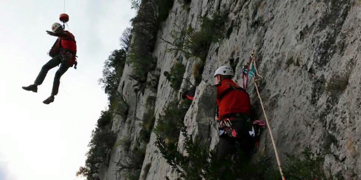 Rescat d’un escalador a la roca Narieda, situada entre els municipis de Fígols i Alinyà i Coll de Nargó.