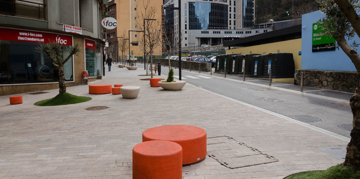 La zona del Fener, on es construirà el nou aparcament.