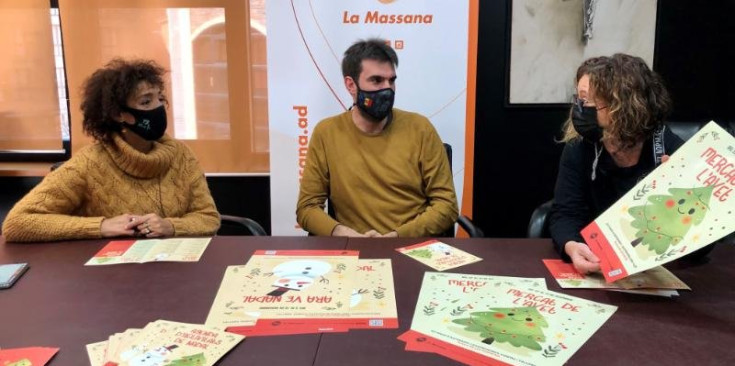 La presentació de les propostes nadalenques a la Massana, ahir.