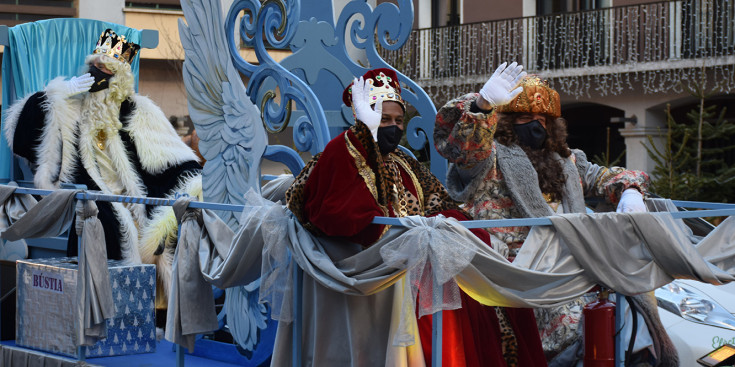 La cavalcada de reis l'any passat a Andorra la Vella.