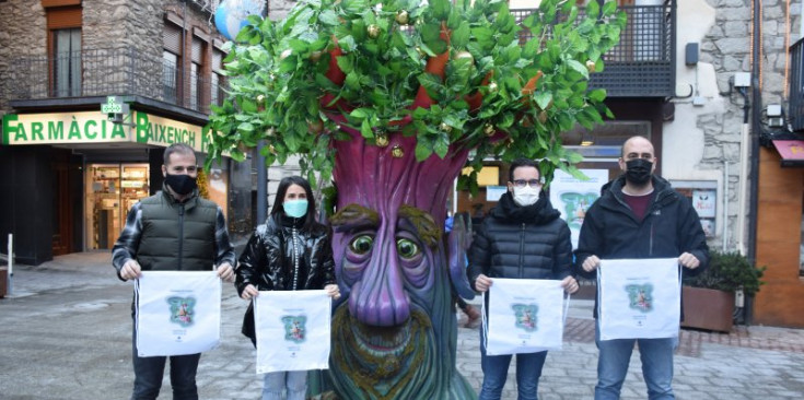 Un moment de la presentació de la programació de Nadal a Encamp.