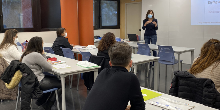 Un grup d’alumnes en una formació de l’UdA.