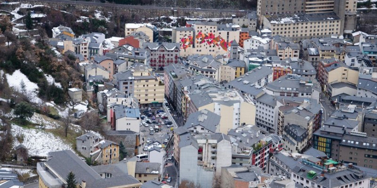 La zona d’Escaldes-Engordany.