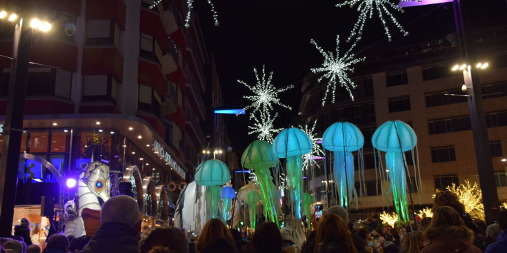 L’espectacle inaugural del Poblet de Nadal ‘Abyss’, de la Compagnie Remue Ménage.