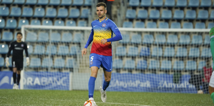 Vilanova en un partit d'aquesta temporada amb l'FC Andorra.