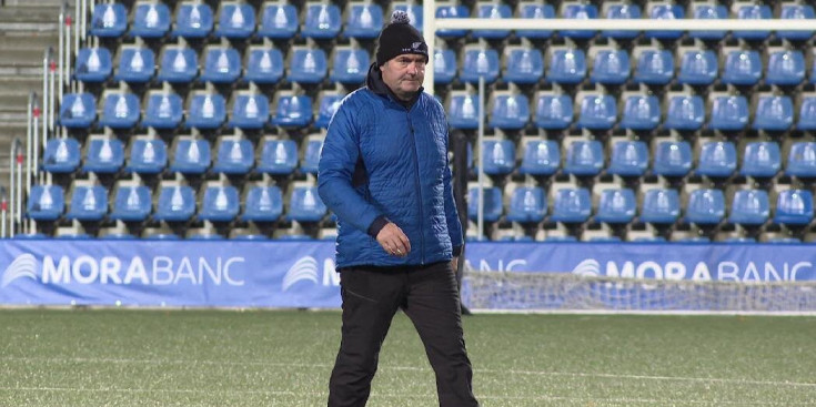 Arnaudin en un entrenament.