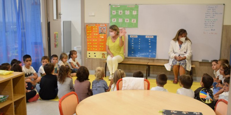 Una classe de maternal de l’escola andorrana d’Andorra la Vella.