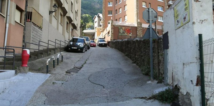 L’estat actual del pujador dels Fontanals del Pui, a la zona del Solà.