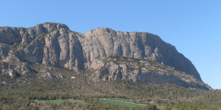 Panoràmica del Roc de Rombau.