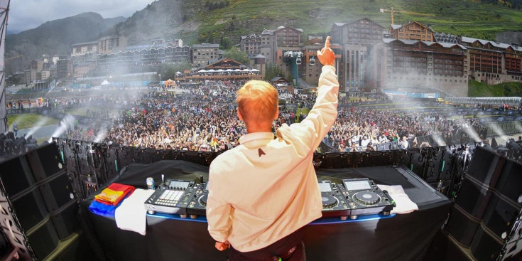 Un instant del concert d'Armin van Buuren durant la passada edició.