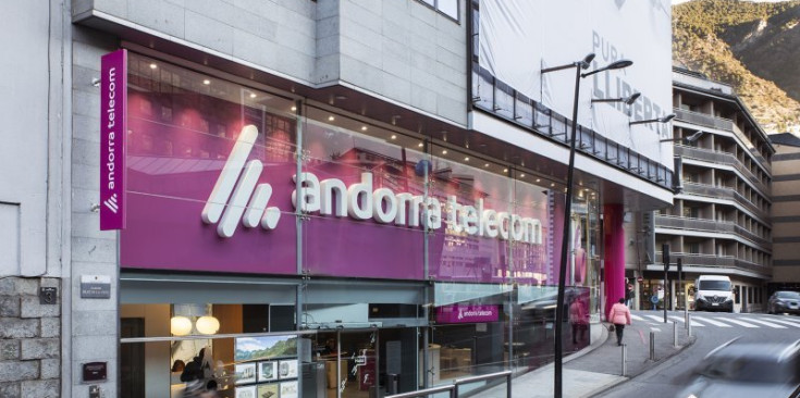 La seu comercial d’Andorra Telecom.