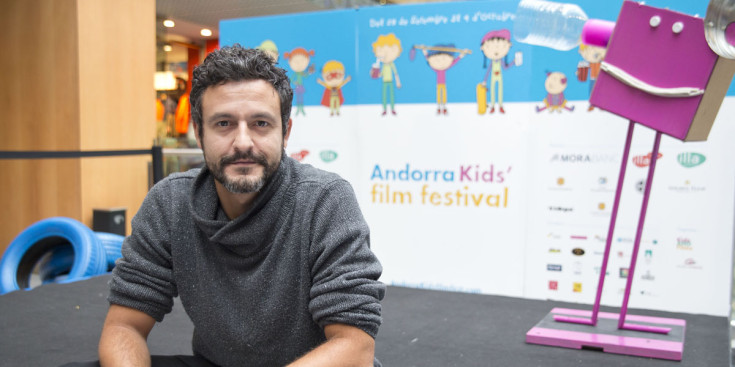 El president del jurat de l'Andorra Kids' Film Festival, Isak Férriz.