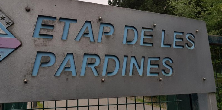 Accés a l’ETAP de les Pardines.