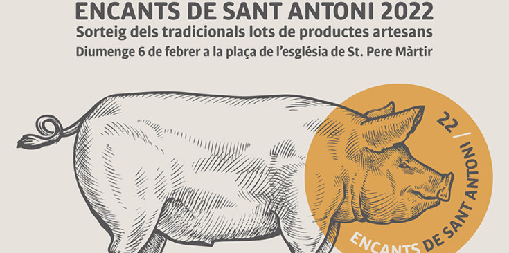 l cartell dels Encants de Sant Antoni escaldencs d'aquest any.