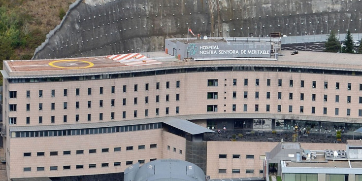 Vista aèria de l’hospital.