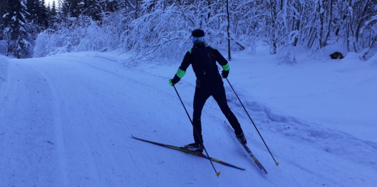 Cyrille Ferrandis durant la Grande Traversée du Jura