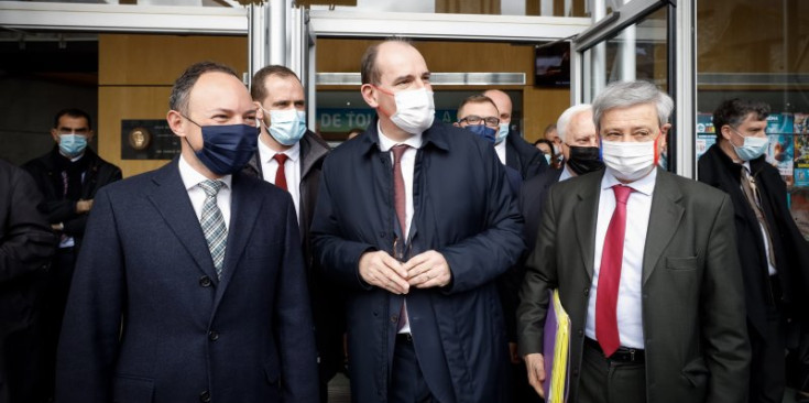 El cap de Govern, Xavier Espot, i el primer ministre francès, Jean Castex.