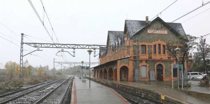 Imatge d’arxiu de l’estació de tren de Puigcerdà.